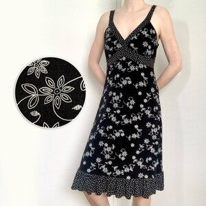 Vintage Jessica Y2K Floral Whimsigoth Witchy Dark Fairy Dress Boho Goth Twee